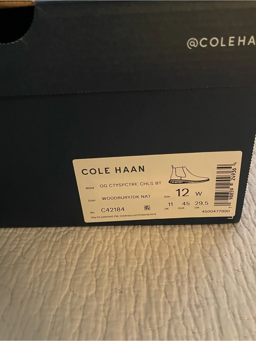 Cole Haan Black Leather Chelsea Boots - Original Grand